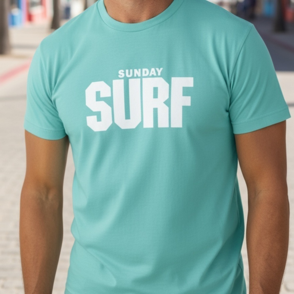 H&M Sunday Surf t-shirt with printed design s